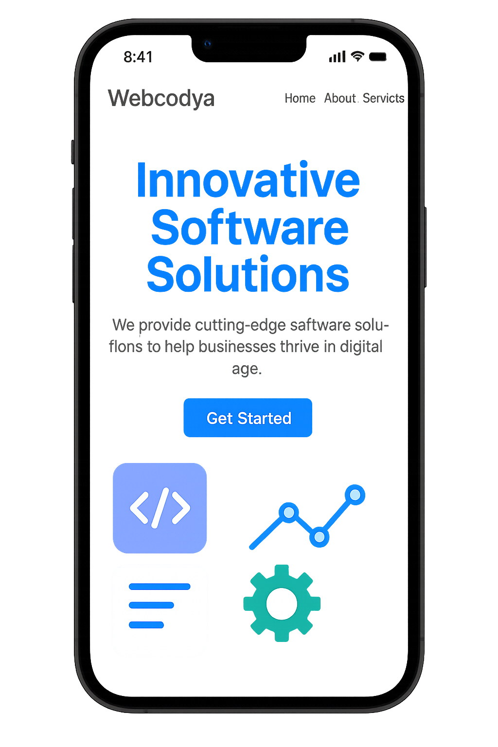 Webcodya Mobile Preview